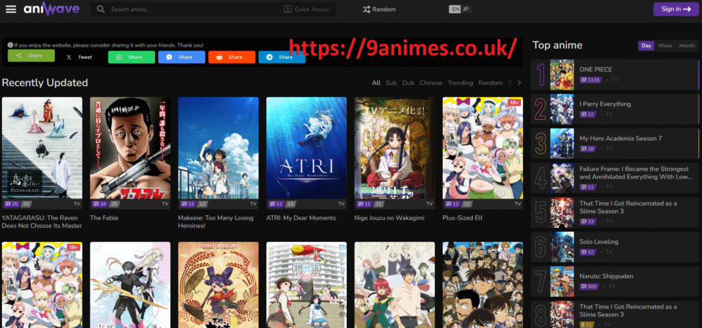 where to watch free anime